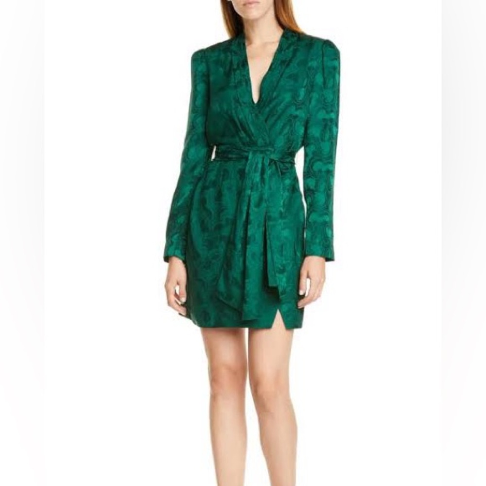 SALONI Emerald Long Sleeve Dress - Picture 4 of 4